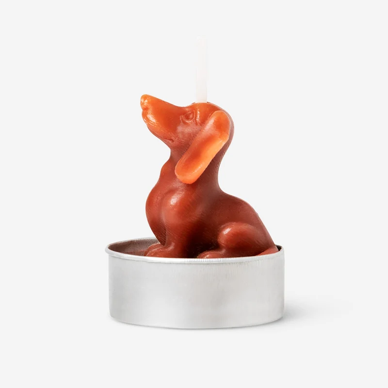 Sausage dog tealights - 4 pcs