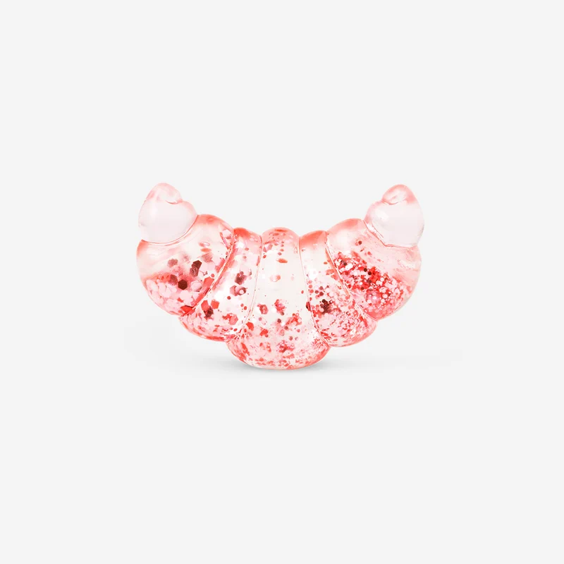 Fidget toy - Pink croissant