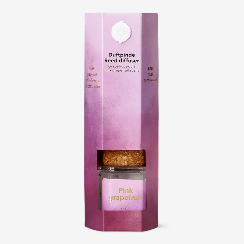 Reed diffuser with pink grapefruit fragrance - 50 ml