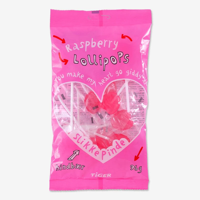 Lollipops - Raspberry Flavour