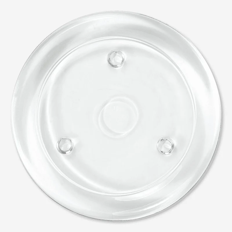 Round Glass Candle Dish - 10.6 cm