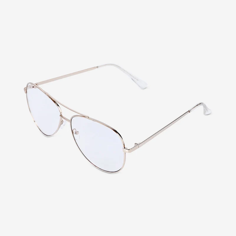 Blue light glasses with metal frame
