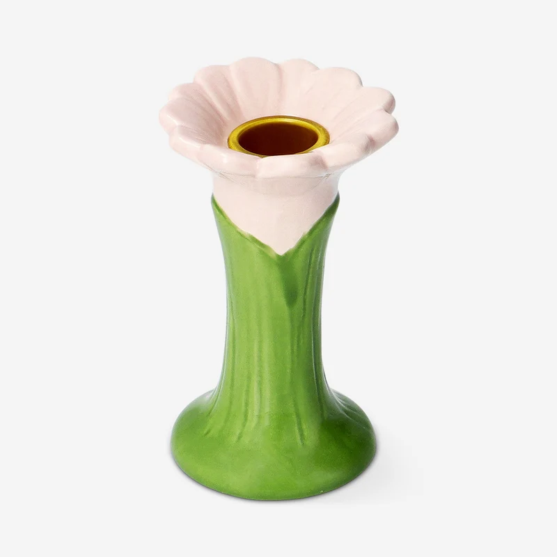 Daisy flower candle holder