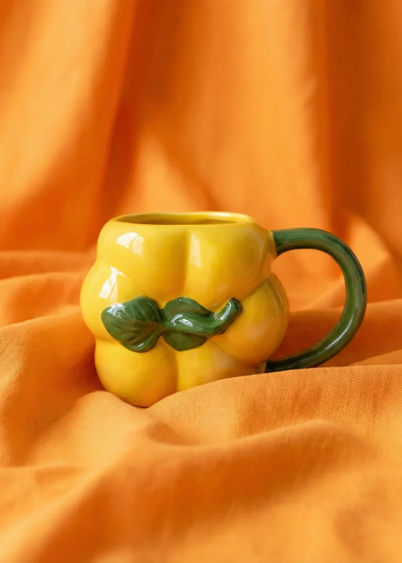Yellow bell pepper mug - 400 ml