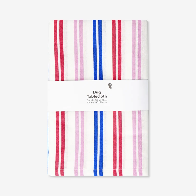 Striped tablecloth - 140x220 cm