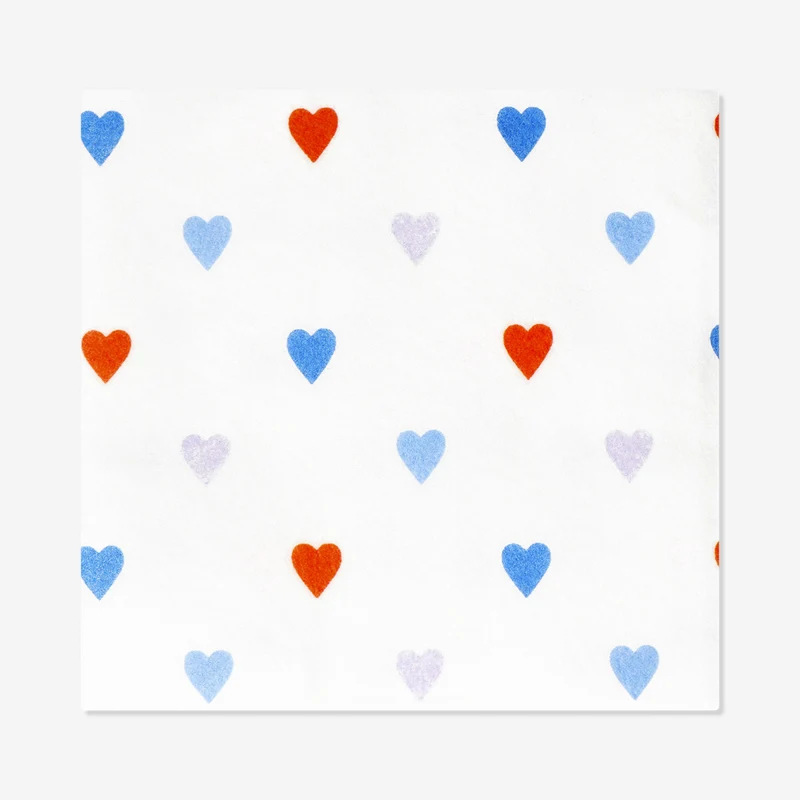 Kitchen cloths with hearts - 4 pcs