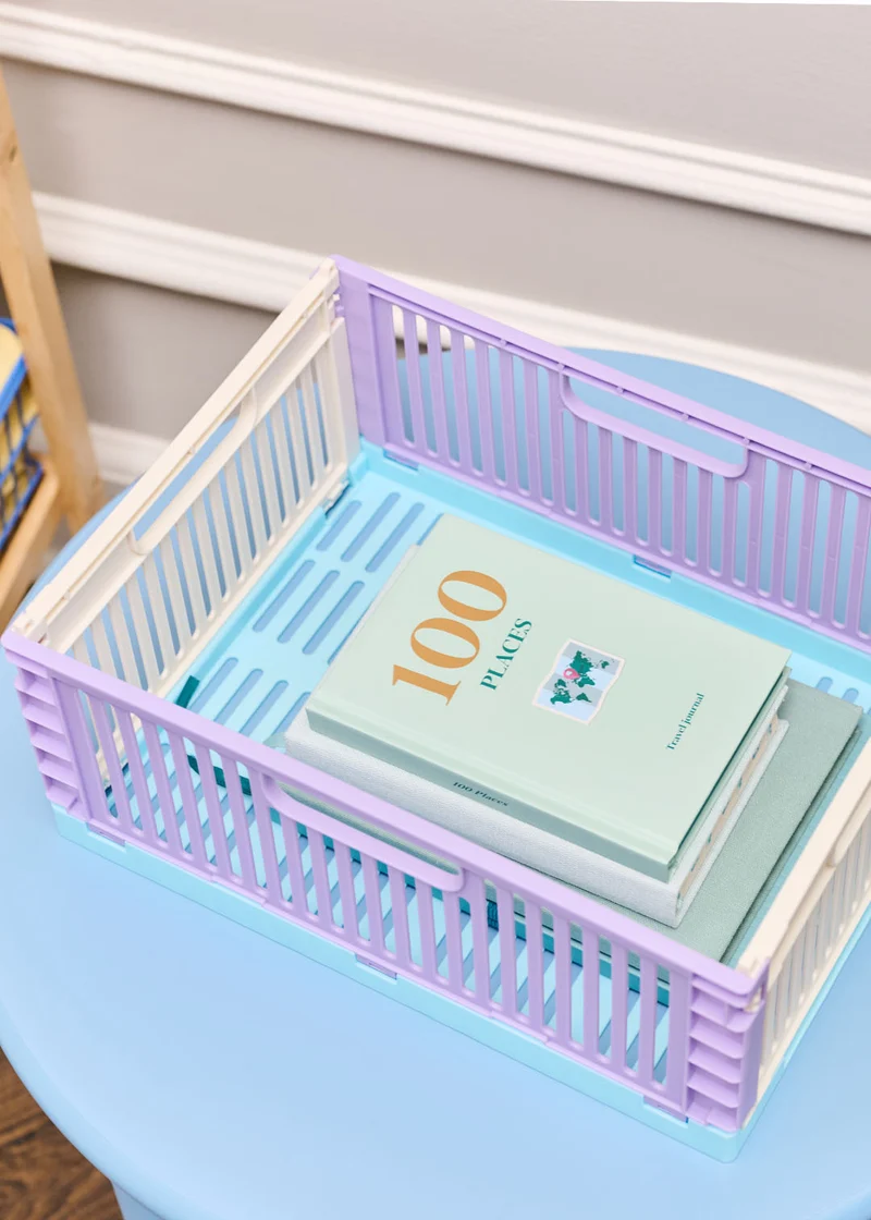 Pastel collapsible storage box - 30 cm