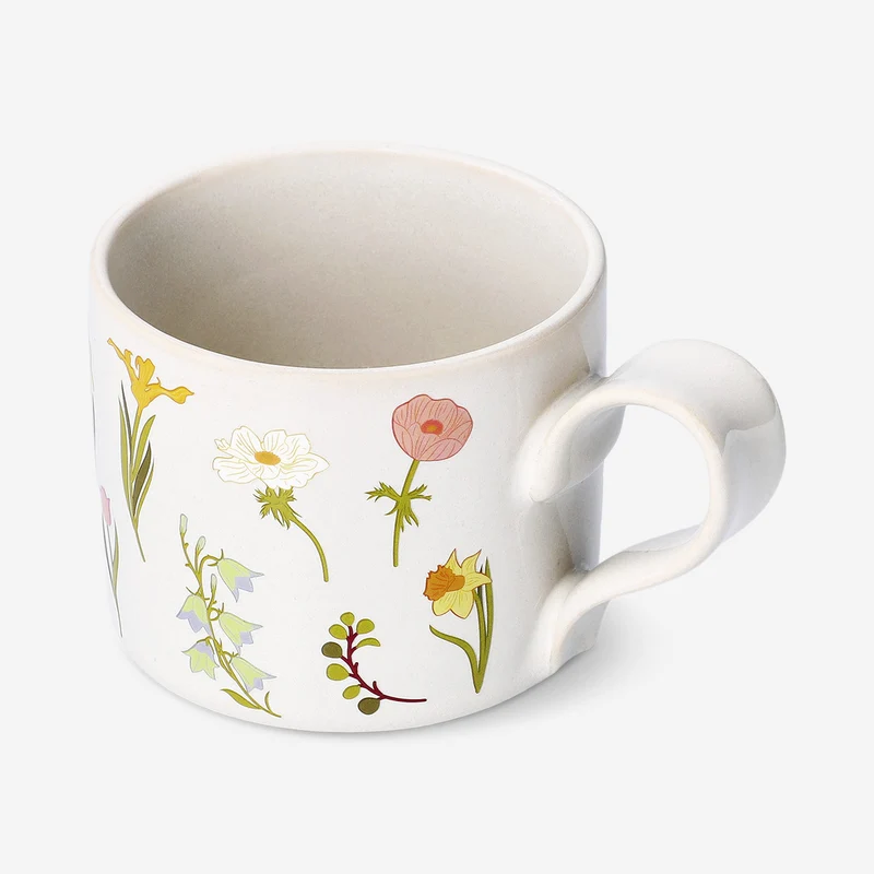 Floral mug - 355 ml