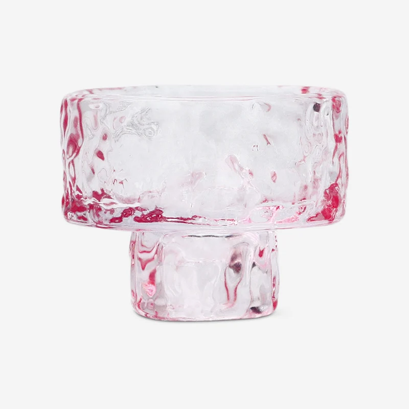 Pink reversible candle and tea light holder