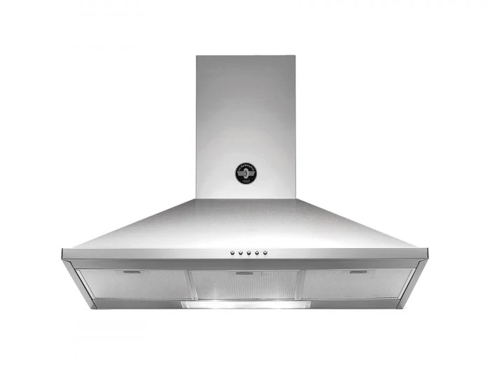 Ⓜ️🔵🔵🔵 LA GERMANIA KPL90PLAG1XA - Cappa a parete, Bordo Basso, Acciaio Inox, 90 cm, Serie Americana, Nuova Classe A