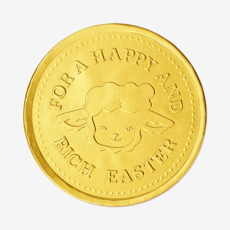 Big chocolate coin