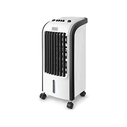 Black+Decker BXAC5E Raffrescatore evaporativo, 80 W, 65 Decibel, Plastica, Bianco