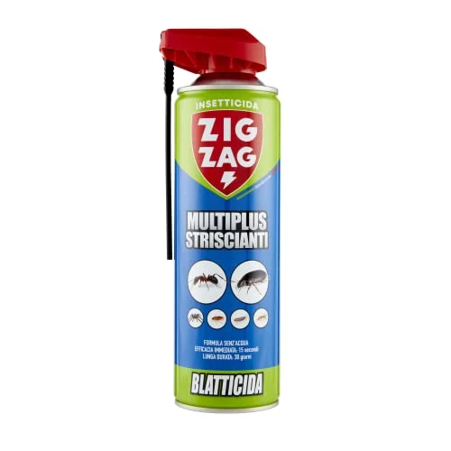 Zig Zag, Formiche e Scarafaggi, Insetticida specifico per trattamenti terra muro, con valvola a doppia erogazione, formato 500 ml