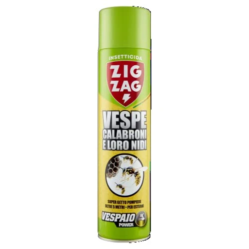 Zig Zag Insetticida per Nidi di Vespe e Calabroni, 600ml