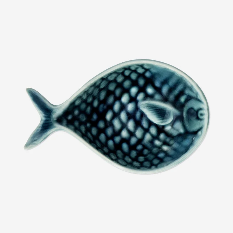 Blue fish bowl - 12 cm