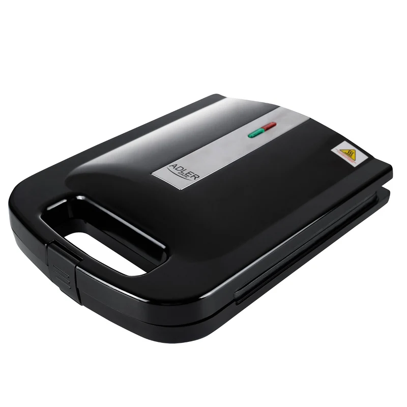 Adler AD 3055 nero 2000 Watt per 4 panini
