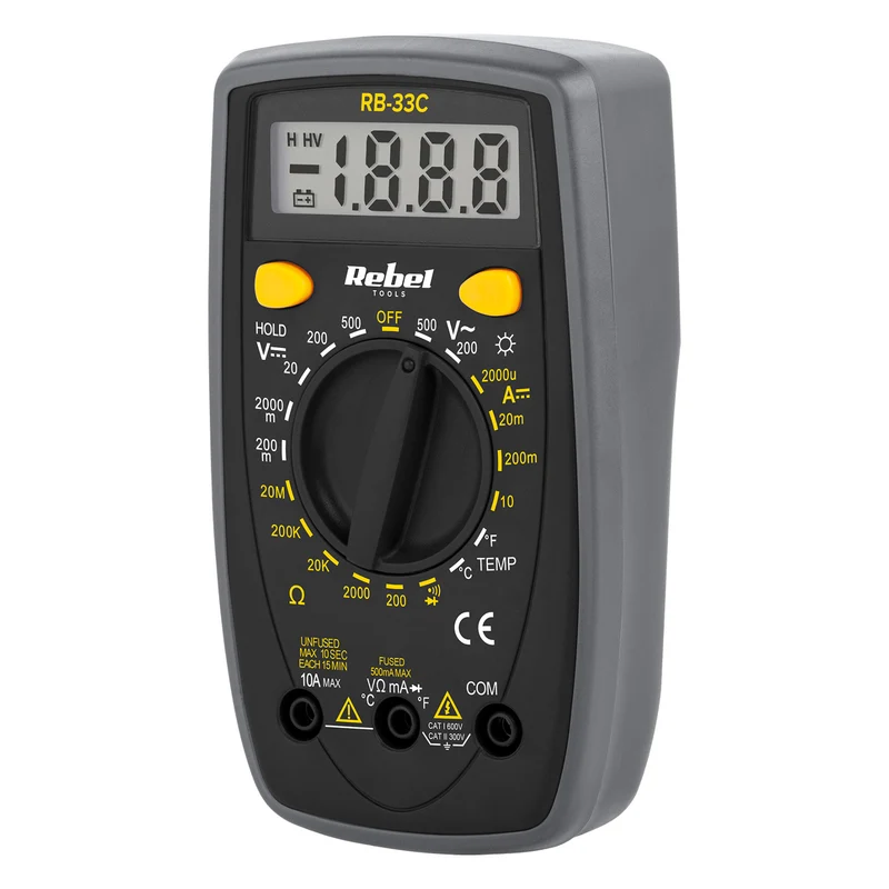 Misuratore digitale universale di precisione Rebel RB-33C
