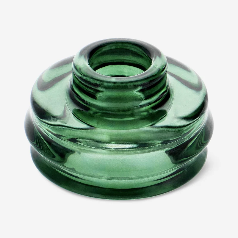 Green candle holder and tealight holder