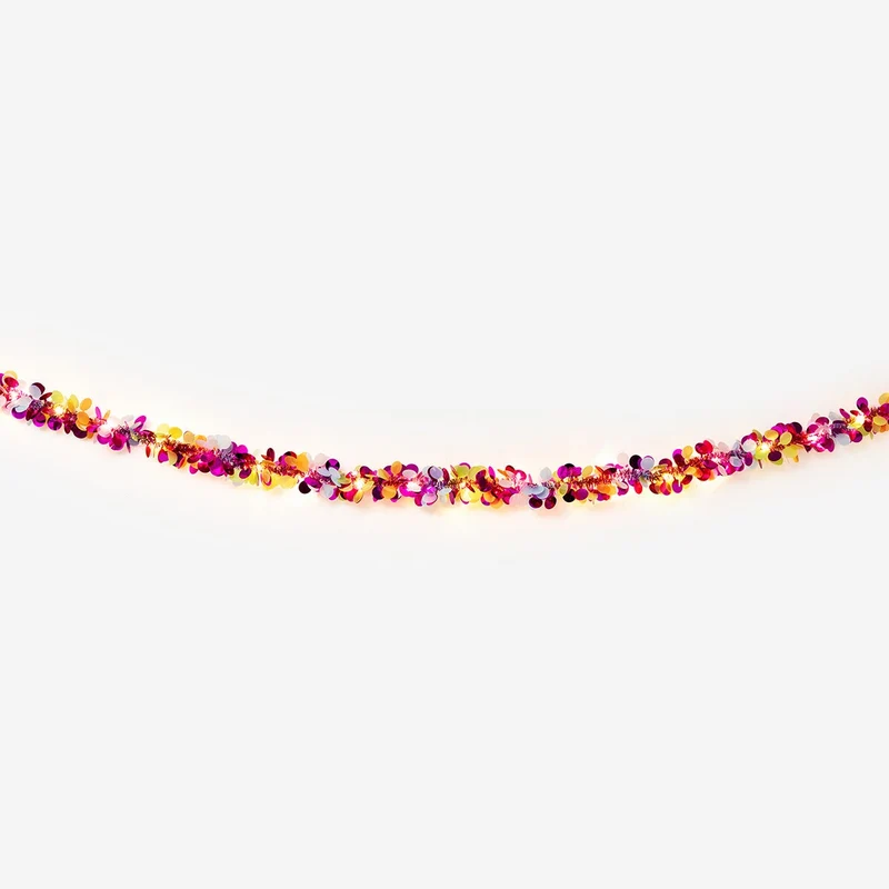 String lights with multi coloured sequins