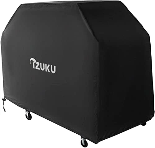 IZUKU Copertura Barbecue Impermeabile Telo Protettivo per BBQ Grill Anti Pioggia Polvere Sole Neve Tessuto Oxford 145x61x117cm (PRO)