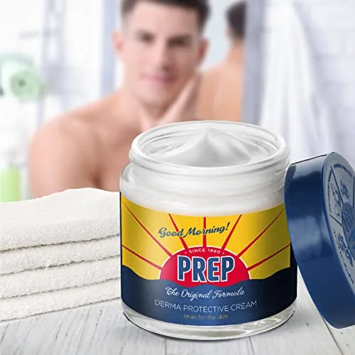 PREP Crema Dermoprotettiva, Per Irritazioni, Crema Idratante Viso, Lenitiva, Per Tutti I Tipi Di Pelle, Formato Vaso, 75 Millilitro