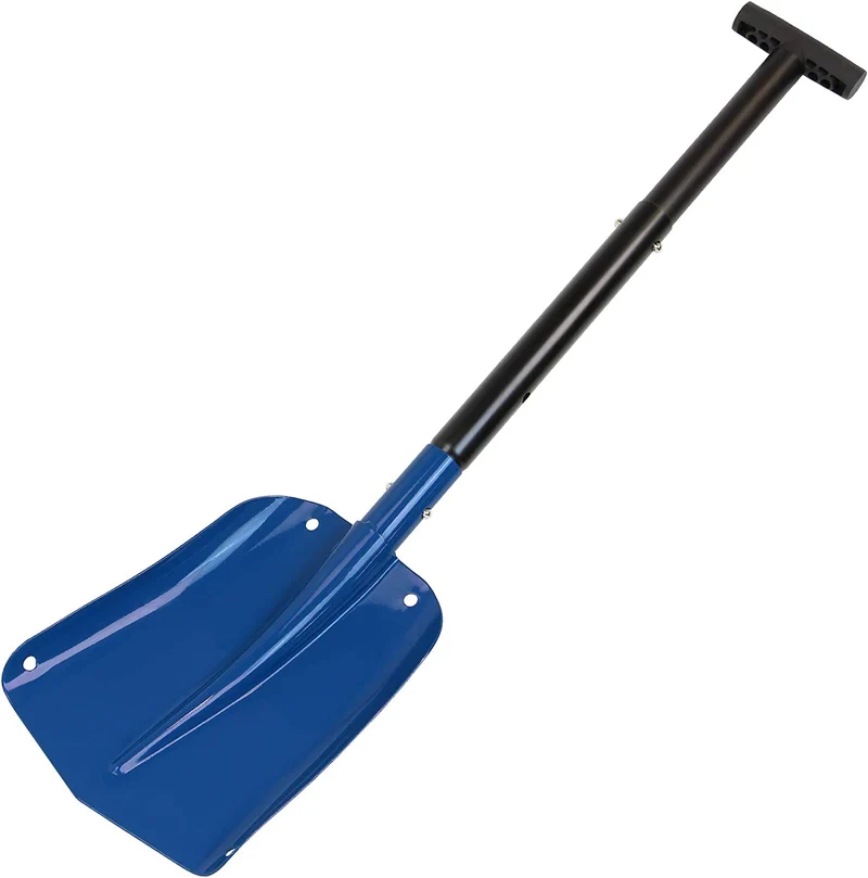 ALPIDEX Pala da Valanga Alluminio Pala da Neve Portatile Manico Estraibile