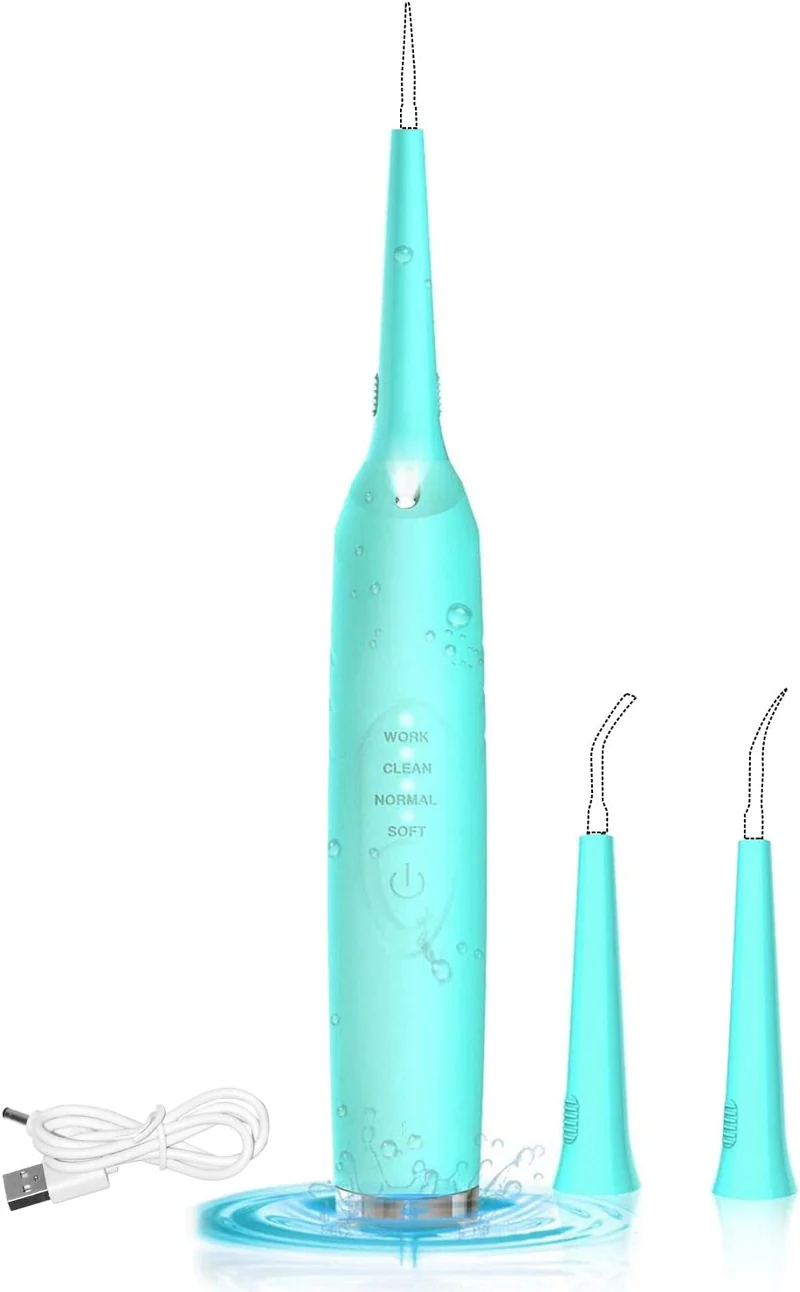 Kit per Pulizia Denti Sbiancamento 3 Modalità per la Cura dei Denti blu