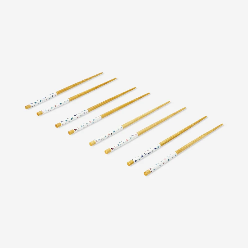 Bamboo chopsticks - 4 sets