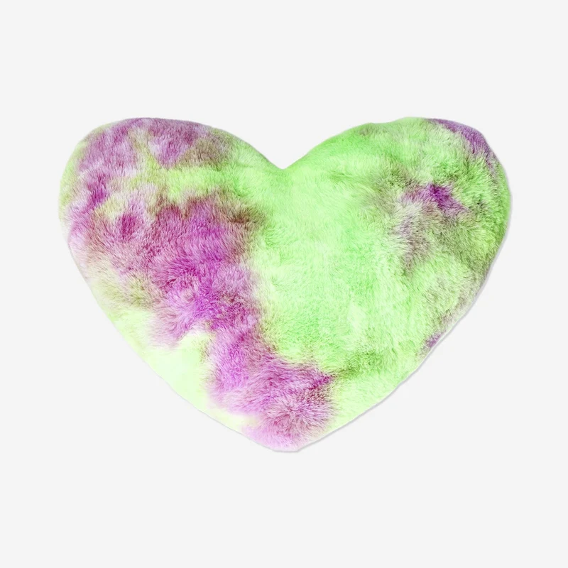 Ombre heart cushion