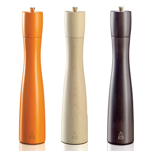 Ⓜ️🔵🔵🔵👌 Tre Spade Tancredi MD3005 - Macinino Macinapepe prodotto artigianalmente in Italia, 30 cm, legno di faggio certificato PEFC, color wengè, macine garantite 25 anni