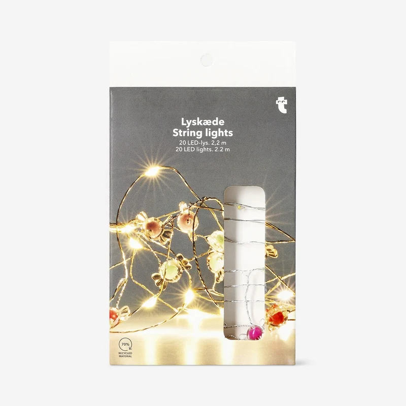 String lights with candy LEDs - 230 cm