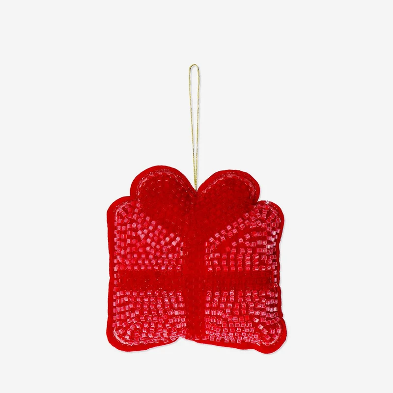 Gift ornament with beads