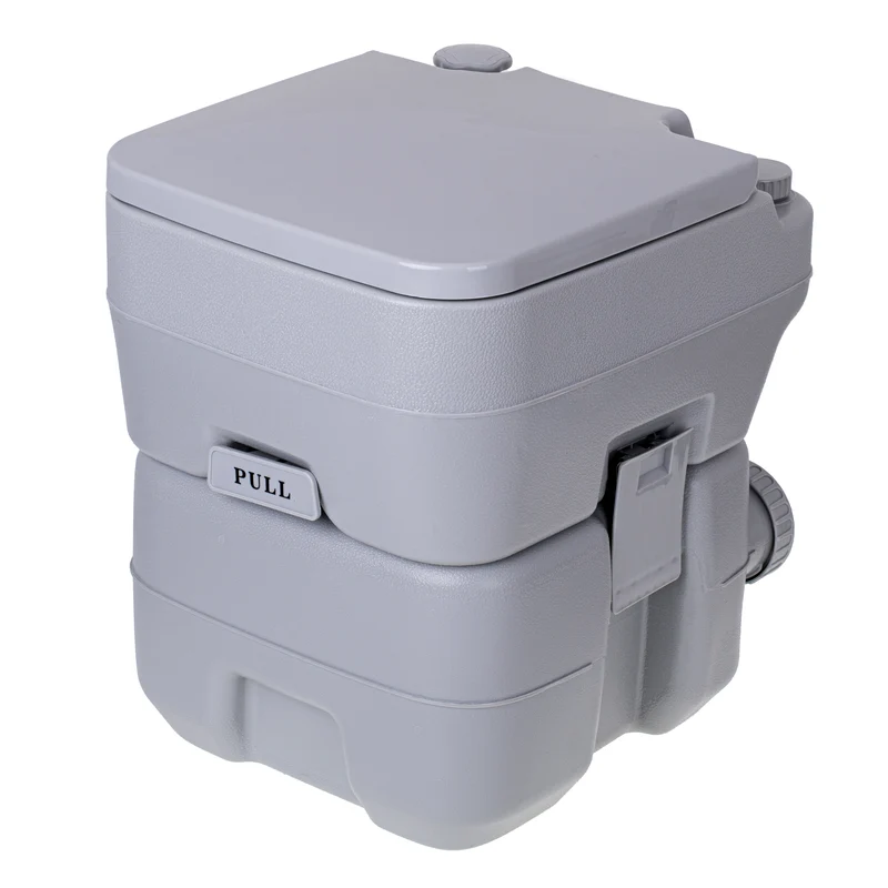 Camry CR 1035 Toilette portatile da 20 litri con serbatoio dell'acqua di risciacquo da 13 litri Toilette da campeggio Valvola di scarico