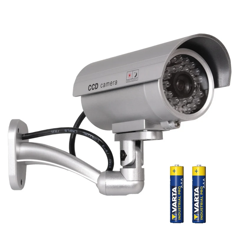 IR9000 S IR LED argento + 2x batterie AAA Varta Industrial