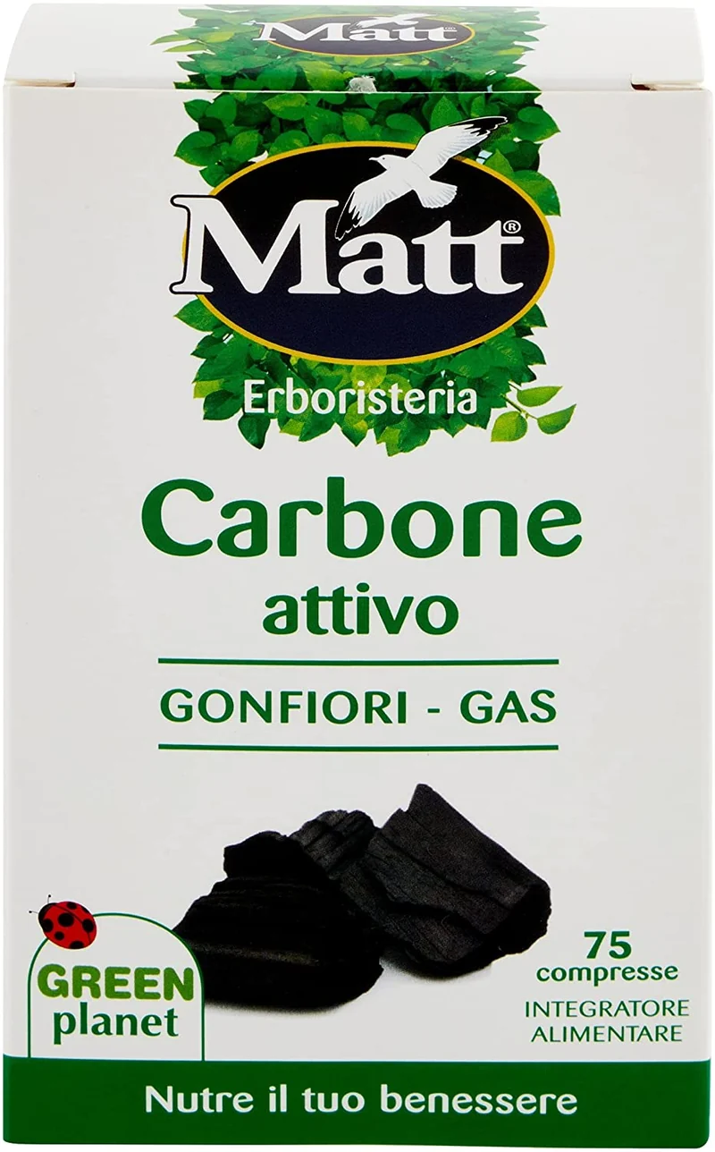 Matt Carbone Attivo Vegetale, 37.8g