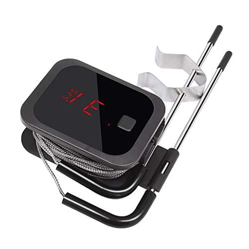 Inkbird IBT-2X Bluetooth Termometro Digitale Barbecue Termometro e Timer con Sonda di Temperatura per Carne Grigliate BBQ Fumatore Forno di Cottura 2 Sensori