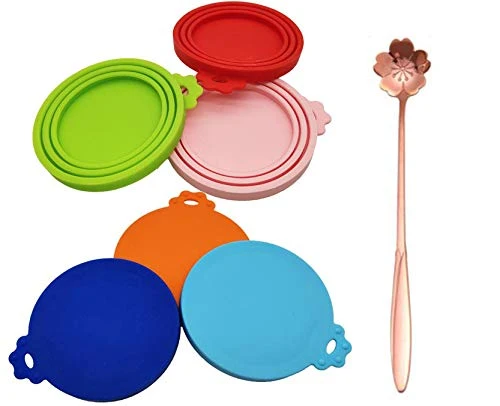 MQIAN Coperchi per scatolette di Cibo Animali, 3 Misure, Lavabili in...