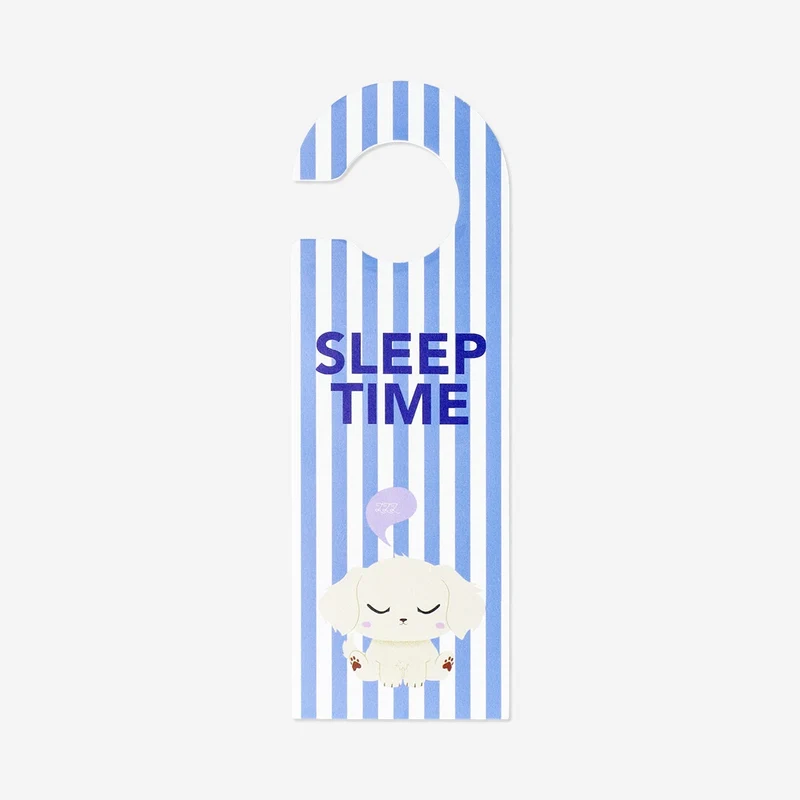 Sleep time door sign - 25 cm
