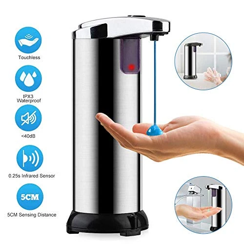 SANBLOGAN Distributore di Sapone Automatico,Dispenser Sapone...