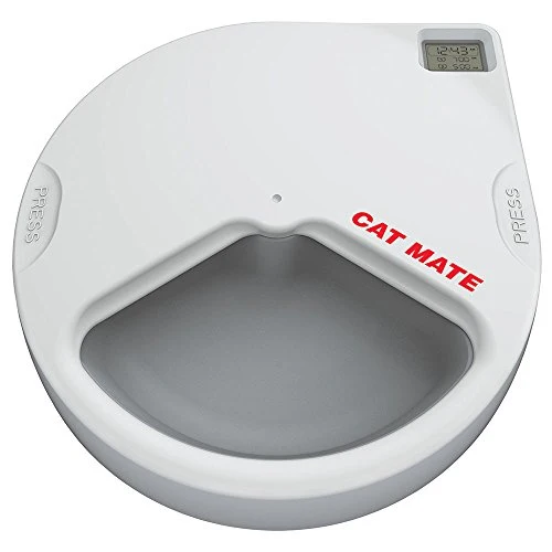 Cat Mate C300 Ciotola per dosaggio Automatico dei 3 pasti, con Timer...