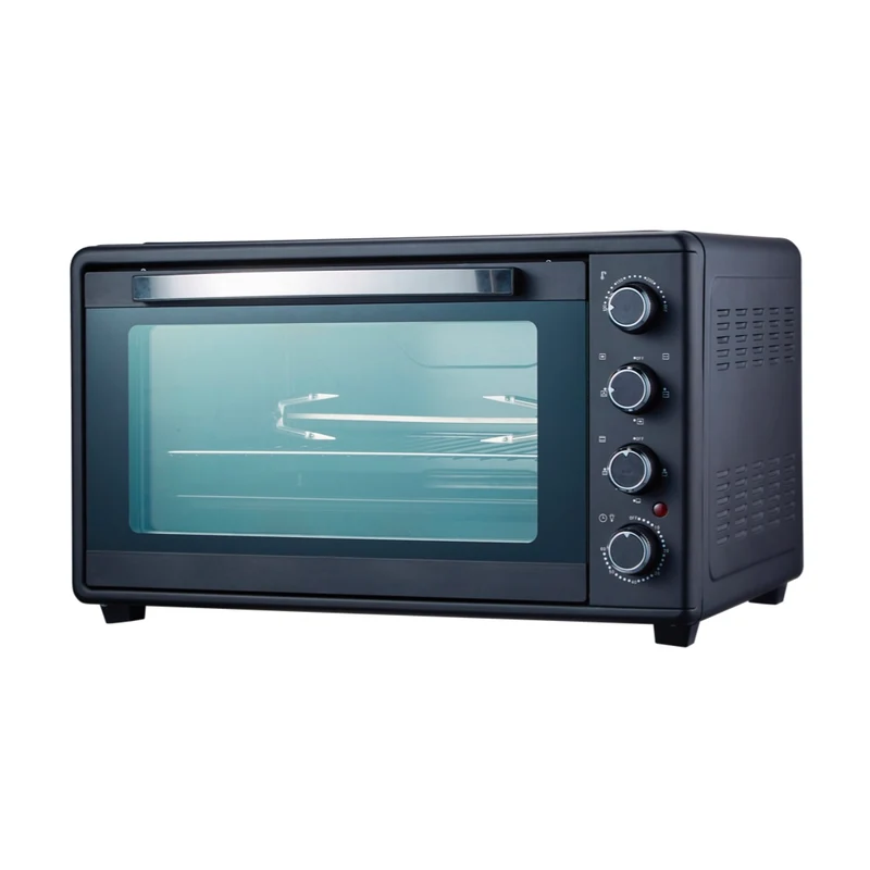 PYRAMIDEA Forno Elettrico Ventilato Capacità 65 Litri 1800W con Timer Colore Nero
