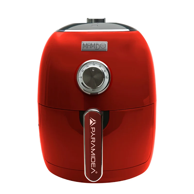 PYRAMIDEA Friggitrice ad Aria Capacità 4L Potenza 1400 W Rossa