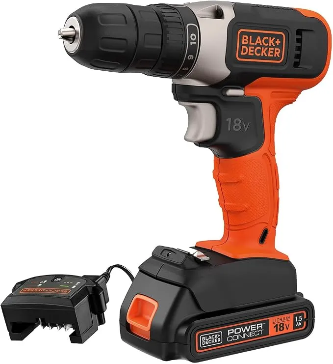 Trapano Avvitatore 18V BCD001C1-QW | Black+Decker