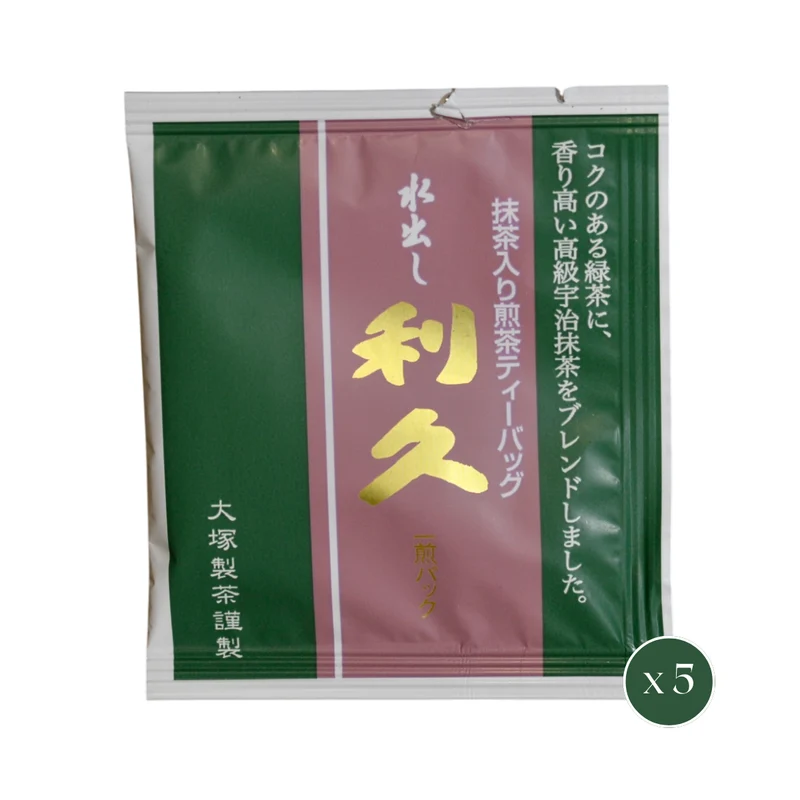 Bustina di Tè Verde Sencha con Matcha Premium - Pack da 5 Bustine