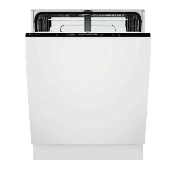 Lavastoviglie Aeg NG62IB10SK serie 6000 Lavastoviglie integrata totale cm. 60, 13 coperti, Tecnologia AirDry, LightOnFloor, GlassCare