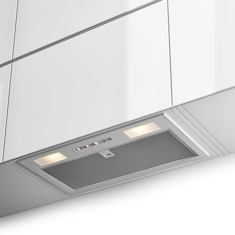 Ⓜ️🔵🔵🔵👌 Faber INKA SMART C LG A52 - Cappa da incasso per pensile, grigio chiaro, 52cm, luce alogena