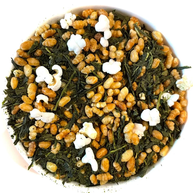 Tè Genmaicha prodotto con Sencha primaverile (Pregiato)