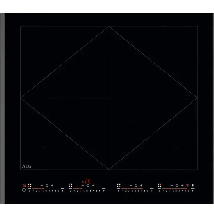 Piano cottura Aeg NIR64T00FB Serie 6000 TotalFlex Piano cottura a induzione cm. 60 - vetroceramica nero