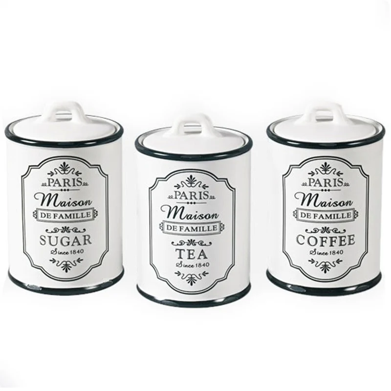 Set di 3 contenitori in ceramica Maestro Paris