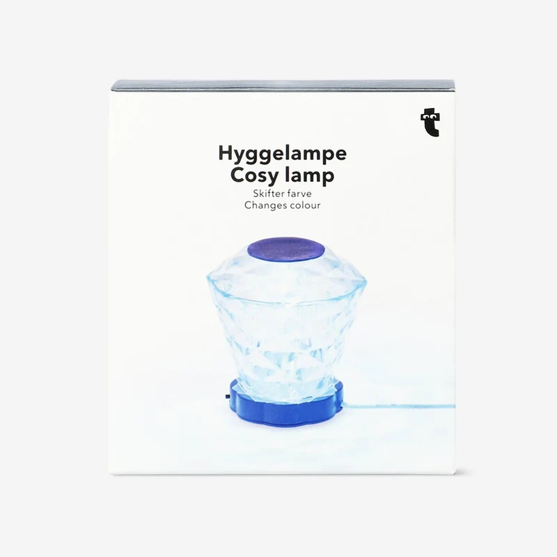 Colour changing diamond lamp
